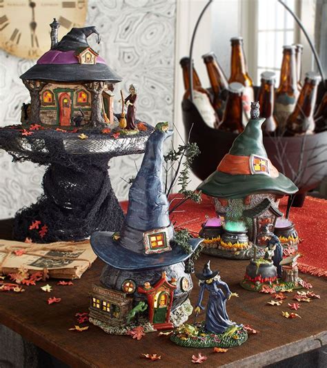 Decorating for Halloween: Dept 56 Witch Hollow Style